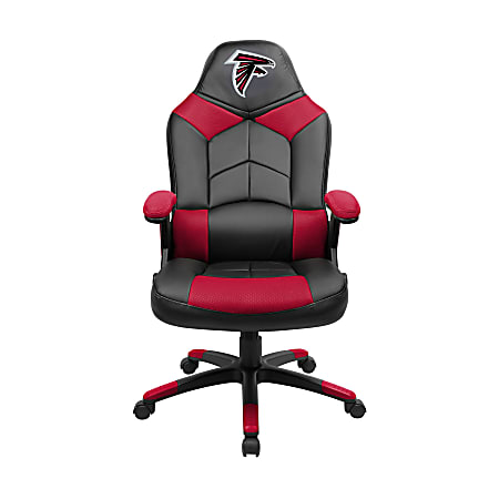 Imperial NFL Faux Leather Oversized Computer Gaming Chair, Atlanta Falcons