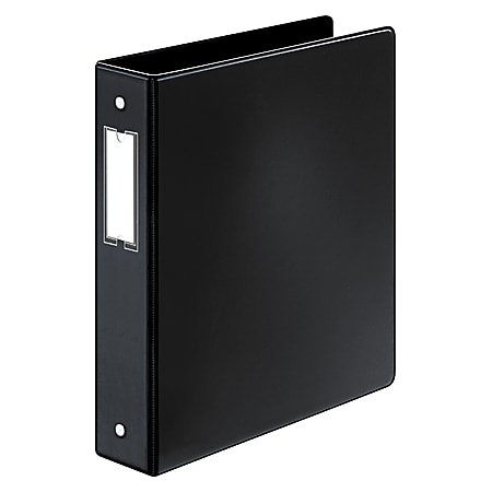 Cardinal® EasyOpen™ 3-Ring Binder With Premier Locking Rings, 1 1/2" Round Rings, 60% Recycled, Black