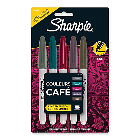 Sharpie 80s Glam Permanent Markers Fine Point Assorted Colors Pack
