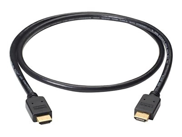 Black Box Premium High-Speed HDMI Cable with Ethernet, Male/Male, 3-m (9.8-ft)