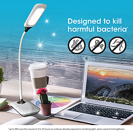 Enhance LED Sanitizing Desk Lamp with USB Charging
