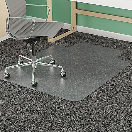 Deflecto glass floor outlet mat