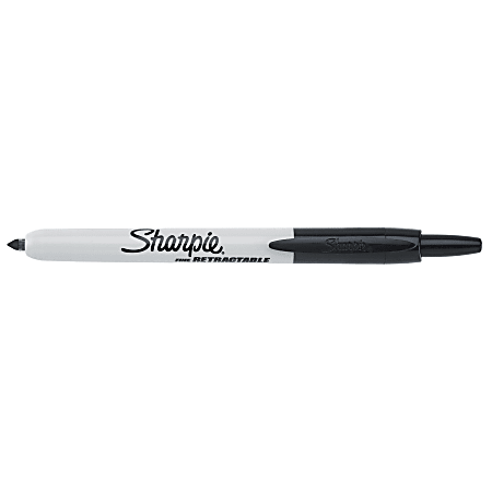 Sharpie King Size Permanent Markers Black Pack Of 12 - Office Depot