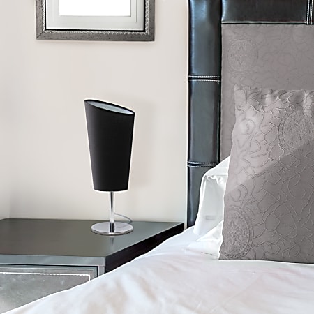 Black angled table lamp cheap