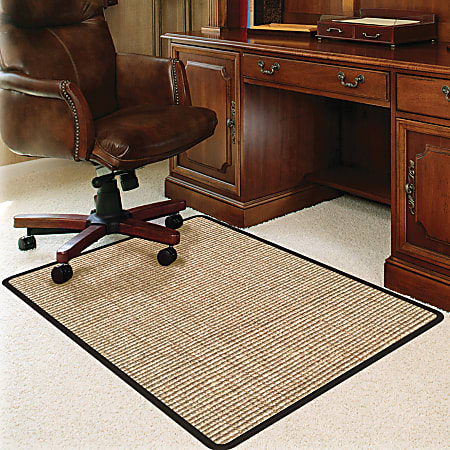 Deflect O Harbour Pointe Decorative Chair Mat For Carpet 45 W x 53