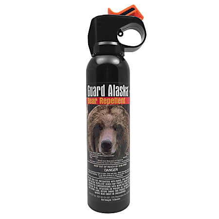 Mace® Brand Guard Alaska Bear Pepper Spray, 9 Oz, Black