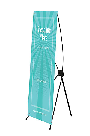 Custom Xframe Banner, 24” x 70”