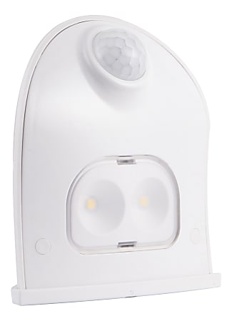 Enbrighten White LED Motion Sensor Auto On/Off Night Light in the