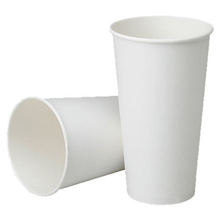 SKILCRAFT® Disposable Paper Cups, 32 Oz, White, Case