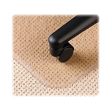 Deflect-O Standard Anti-Static Chair Mat For Low-Pile Carpet, 60" x 46", Clear