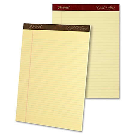 Amazon.com : Ampad Gold Fibre Pad, White, 5 x 8, Jr. Legal