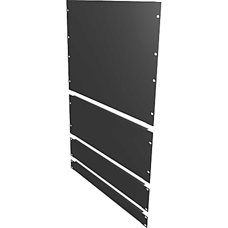 Vertiv 19" Blanking Panel Kit (1U, 2U, 4U, 8U) Black (Qty 1 ea. Size) - Metal - Black - 1 Pack - 19" Width