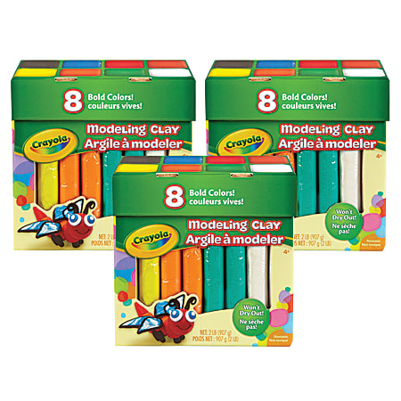Crayola® Modeling Clays, 2 Lb, Assorted Colors, Pack