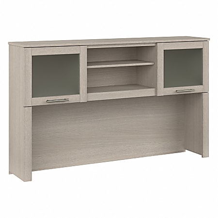 Bush® Furniture Somerset 60"W Desk Hutch, Sand Oak, Standard Delivery