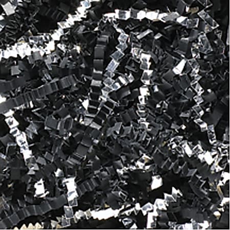 Partners Brand Black and Silver Metallic Blend Crinkle PaPer, 10 lbs Per Case