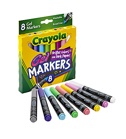 Crayola Gel Markers and Gel FX crayons: What's Inside the Box