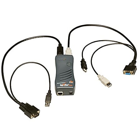 Lantronix SecureLinx Spider Compact Remote-KVM with Local Access - KVM / USB extender - USB