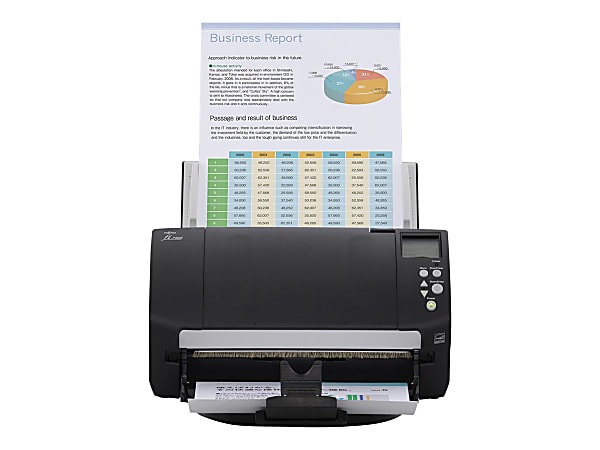 Fujitsu fi-7160 Premium Bundle - Document scanner - Dual CCD - Duplex - 8.5 in x 14 in - 600 dpi x 600 dpi - up to 60 ppm (mono) / up to 60 ppm (color) - ADF (80 sheets) - up to 4000 scans per day - USB 3.0 with 3 years Advanced Exchange Service