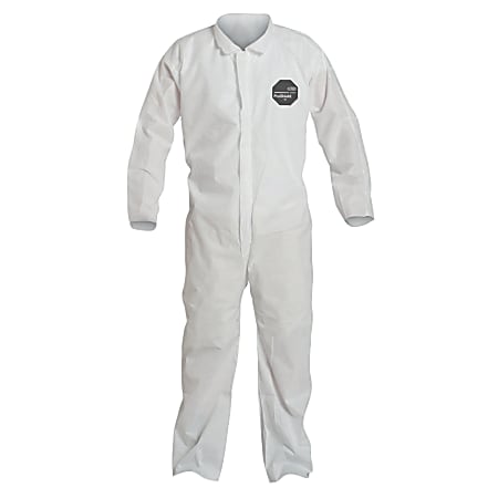 DuPont™ Proshield® 10 Coveralls, X-Large, White, Pack Of 25