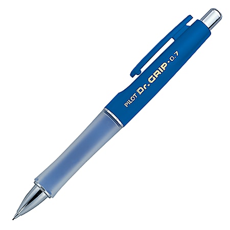 Pilot® Dr. Grip™ Mechanical Pencil, Fine Point, 0.7 mm, Blue