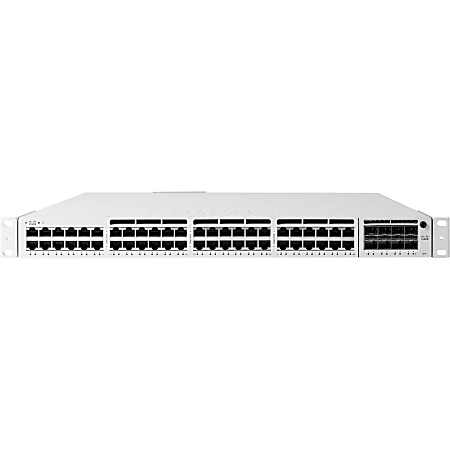 Meraki 48-port Gbe UPoE Switch - 48 Ports - Manageable - 3 Layer Supported - Modular - 1100 W Power Consumption - MS39048UHW