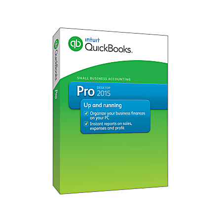 QuickBooks® Pro 2015, For Windows, Traditional Disc