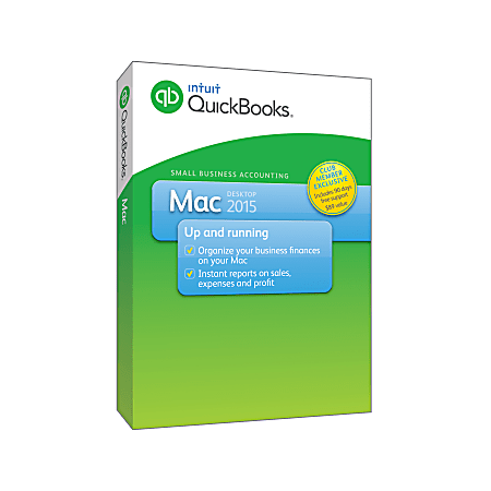 QuickBooks® 2015, For Apple® Mac®, Traditional Disc