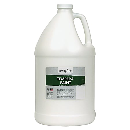 Handy Art Premium Tempera Paint Gallon - 1 gal - 1 Each - White
