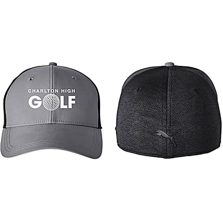 Custom Puma Golf Jersey Stretch Fit Cap, Assorted Colors