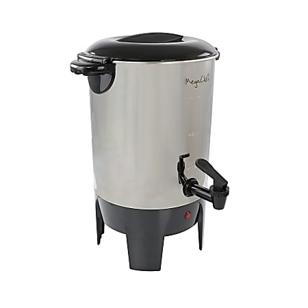 Megachef 100 Cup Stainless Steel Coffee Urn - Commercial Coffee Maker For Events