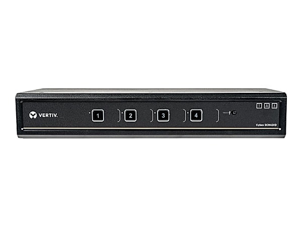 Cybex SC945XD - KVM / audio / USB switch - 4 x KVM / audio / USB - 1 local user - desktop