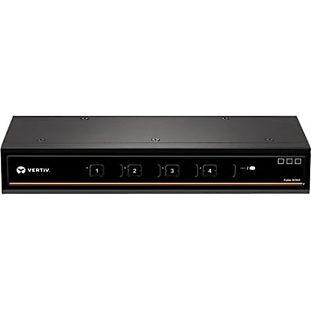 Vertiv Cybex SC900 Secure Desktop KVM| 4 Port Dual-Head | DVI-I DP DPP |TAA - 4K UHD | NIAP PP 3.0 Compliant | Audio/USB | Secure Isolated Channels | 3-Year Full Coverage Factory Warranty - Optional Extended Warranty Available
