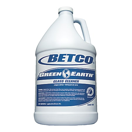 Betco® Green Earth® Glass Cleaner, 128 Oz Bottle, Case Of 4