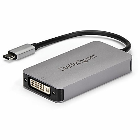 StarTech.com USB-C to DVI Adapter - Dual-Link Connectivity - Digital Only - Active Conversion - USB Typ - CDP2DVIDP
