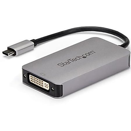 StarTech.com USB-C to DVI Adapter - Dual-Link Connectivity - Active Conversion - USB Type-C Dual-Link Video Converter - 2560x1600