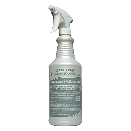 Betco® Green Earth Push Spray Bottles, 32 Oz, Pearlized, Case Of 12