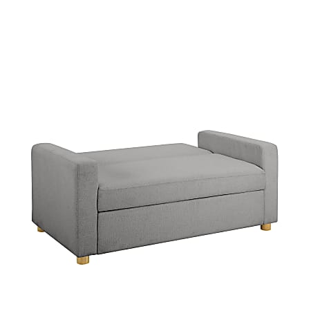 Serta Campbell Convertible Sofa 35 12 H x 66 18 W x 37 D