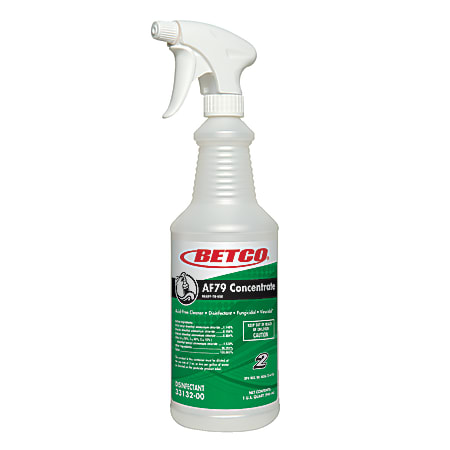 Betco® AF79 Spray Bottles, 32 Oz., Pearlized, Case Of 12