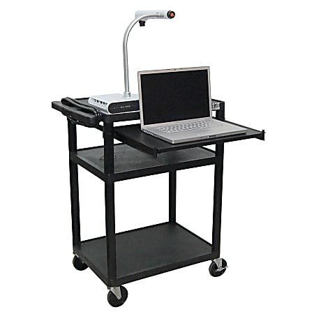 H. Wilson Audio/Visual Cart With Front Shelf And