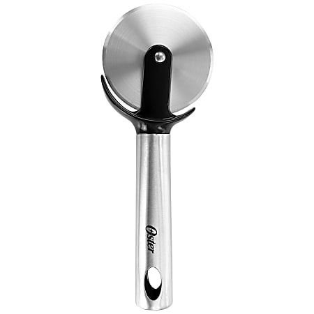 Oster Baldwyn Stainless Steel Pizza Cutter Utensil, 8-5/8”, Silver