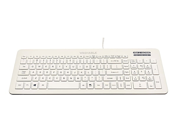 Man & Machine Very Cool - Keyboard - USB - US - hygienic white