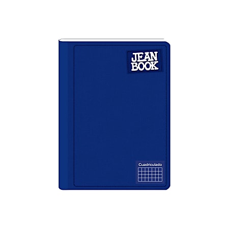 Norma Notebook, Jean, 7mm Quadrille, 7-1/2" x 9-3/4", 80 Sheets, Blue, Total Qty 1