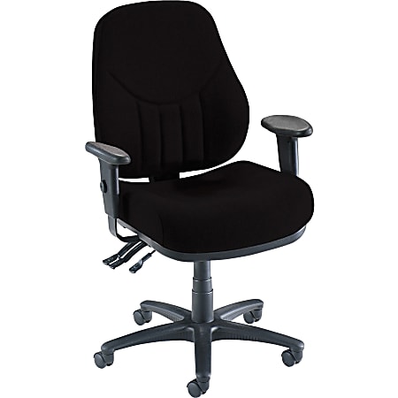 Lorell® Baily Series High-Back Multi-Task Chair, Black