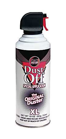 Dust-Off XL Special Application Compressed Gas Aerosol Cleaner, 10 Oz