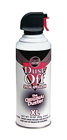 Dust-Off XL Special Application Compressed Gas Aerosol Cleaner, 10 Oz