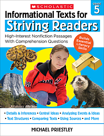 Scholastic Informational Texts For Striving Readers: Grade 5