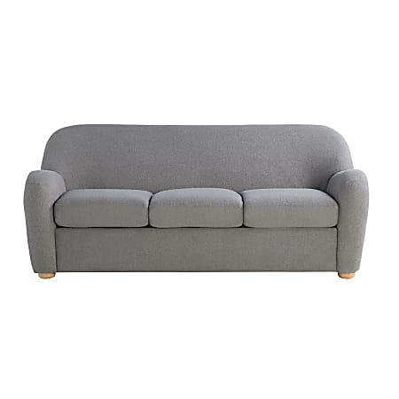 Lifestyle Solutions Gilroy Sofa, 32-3/4”H x 76”W x 33-1/10”D, Gray
