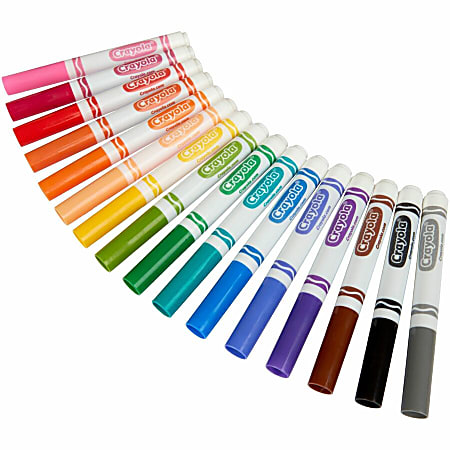 Crayola Broad Line Marker Classpack Office Depot