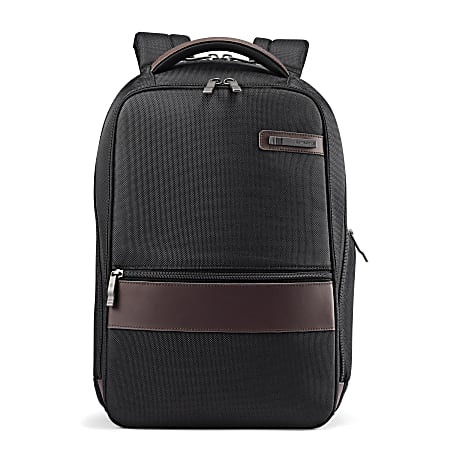 Samsonite® Kombi Slim Laptop Backpack, Black/Brown