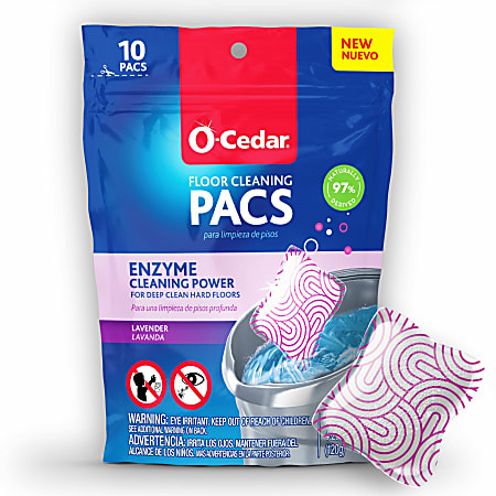 O-Cedar PACS Hard Floor Cleaner - Concentrate - Crisp Citrus Scent - 1 Pack - Multi